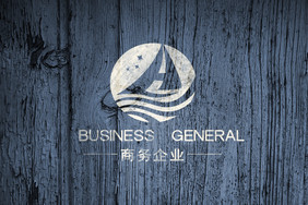 精致木纹纹理上的喷印宝色logo样机