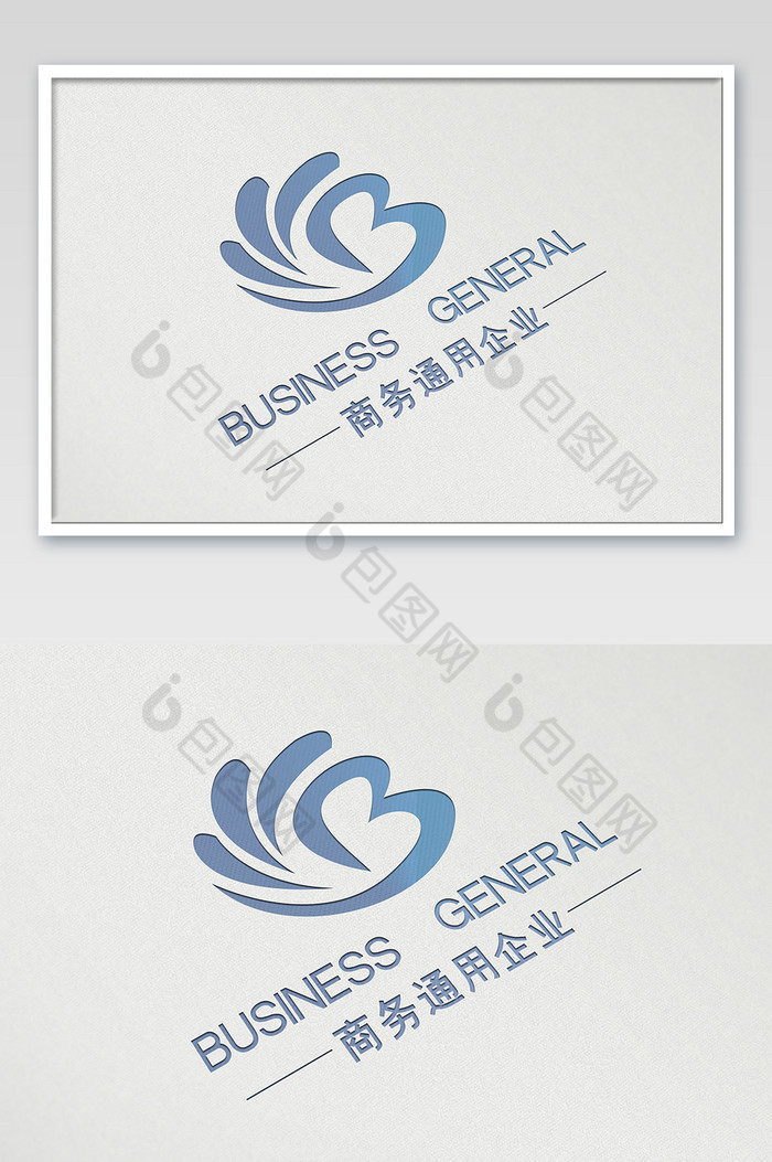 纸上的uv内陷烫印logo图片图片