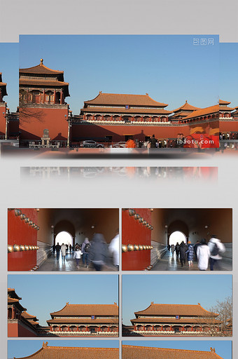 北京故宫博物院午门图片