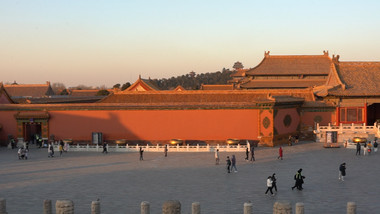 北京故宫博物院内古风建筑摄影