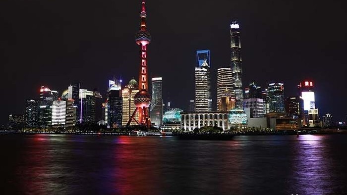 上海外滩夜景延时