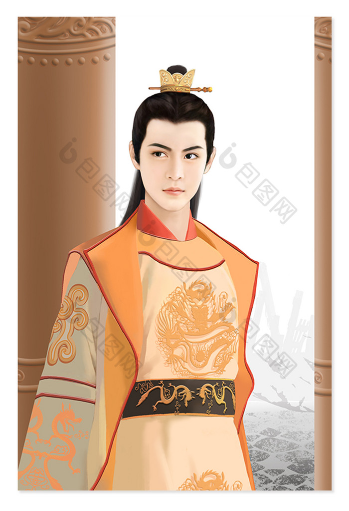 古代古风唐朝太子图片