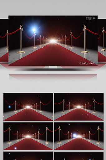 典礼颁奖晚会庆典演出红地毯背景视频素材图片