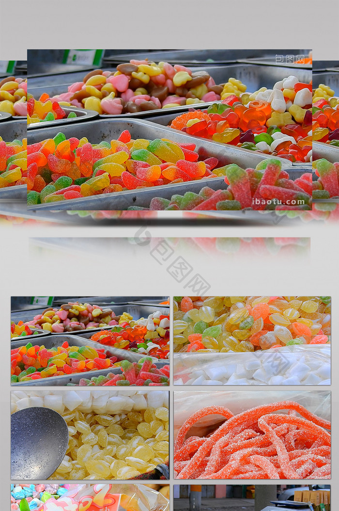 中国传统街头特色美味的糖果