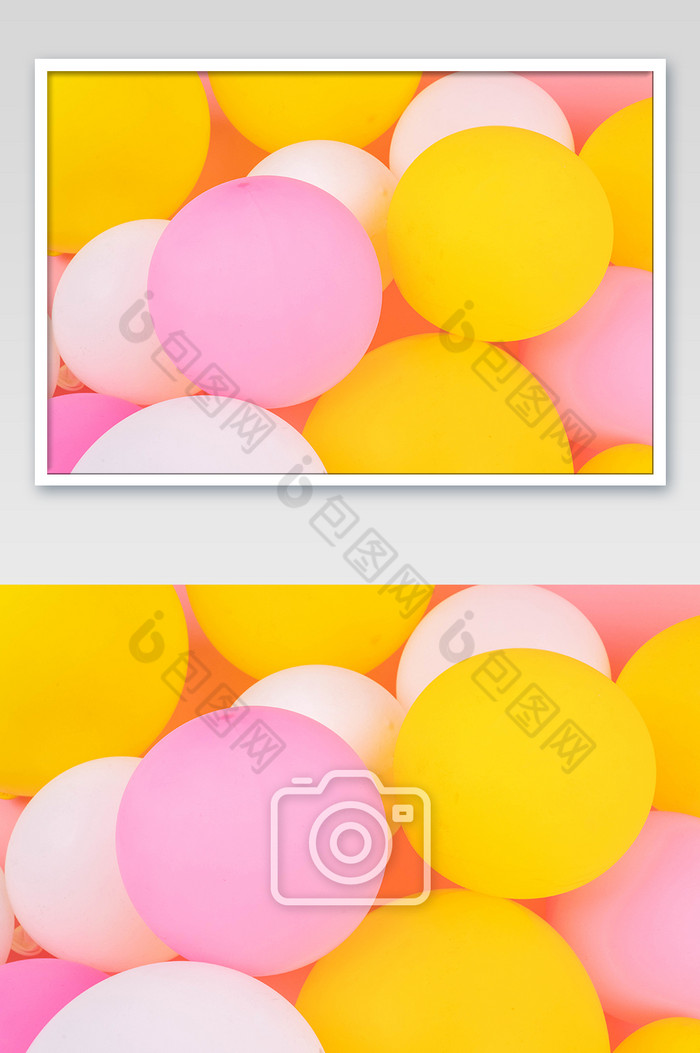 节日装饰彩色气球图片图片