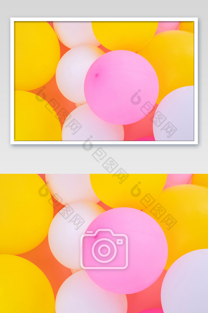 彩色气球节日装饰图片图片