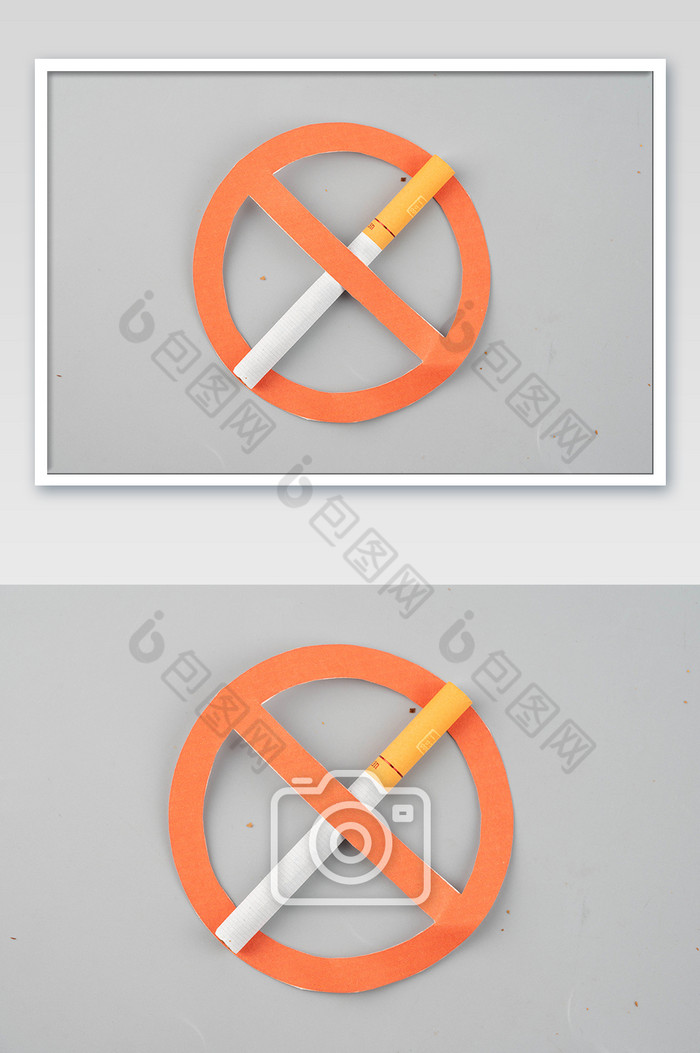 禁止吸烟圆形标识图片图片