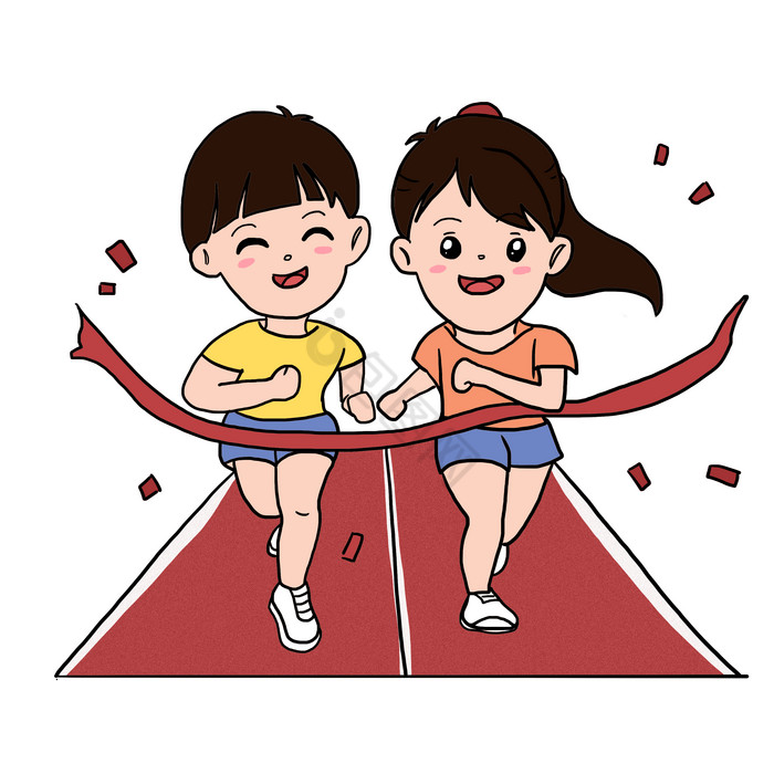 跑步赛跑图片