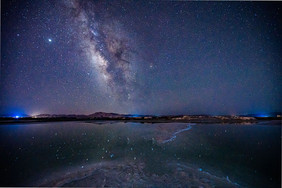 青海大柴旦翡翠湖星空