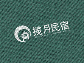 大码针织布纹上喷印白色logo样机