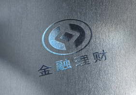 金属拉丝UV压痕logo样机