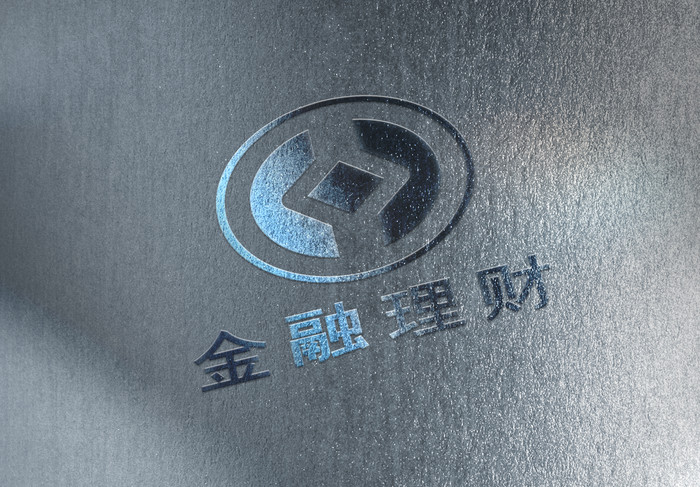 金属拉丝UV压痕logo图片