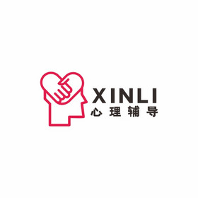 心理咨询心里辅导疏导logo标志vi