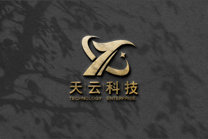 金色金属雕刻logo图片