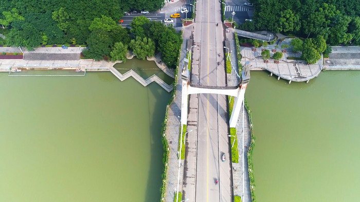 航拍浙江省江山市北关大桥