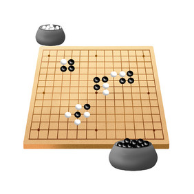 围棋下棋棋子棋盘