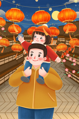 春节看花灯图片