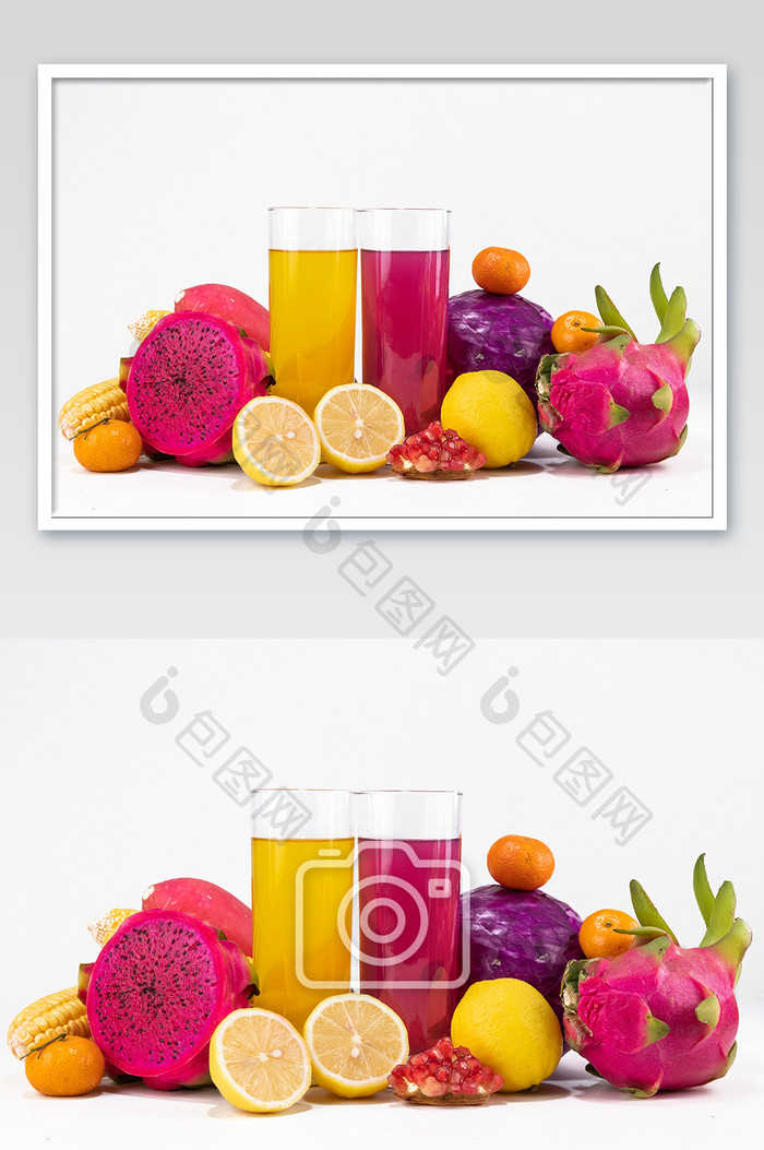 水果蔬菜果蔬汁摄影图