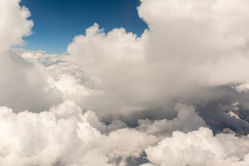 高原高空云朵棉花糖