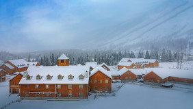 哈尔滨喀纳斯北欧雪景小镇建筑