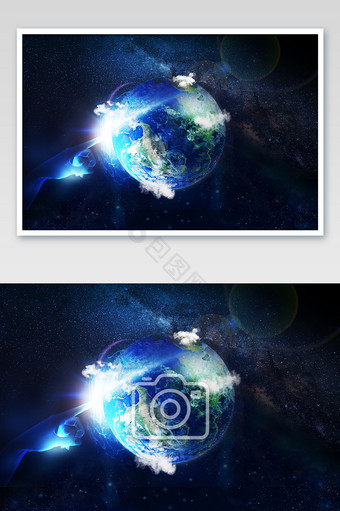 未来科技星空宇宙星球地球 商务摄影图片