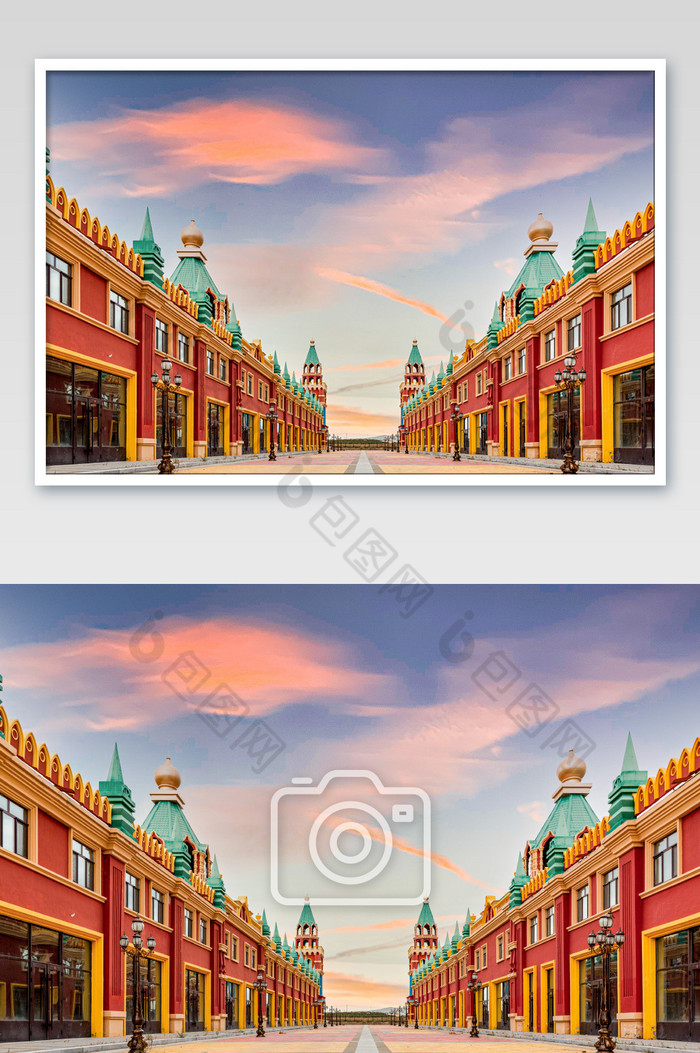内蒙古套娃广场俄罗斯童话建筑图片图片