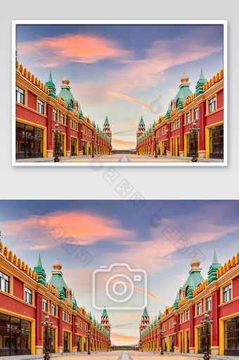 内蒙古套娃广场俄罗斯童话建筑图片