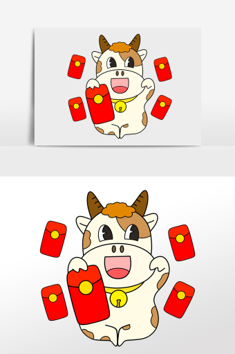牛年发红包图片