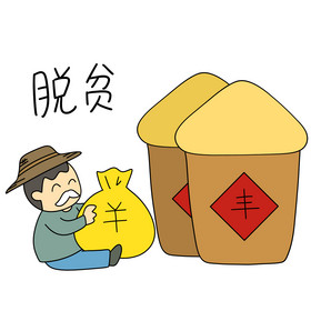 脱贫致富扶贫奔小康