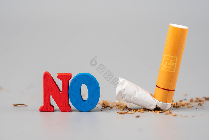 禁止吸烟断烟摄影图图片