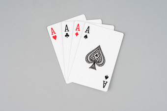 打牌扑克牌四张a