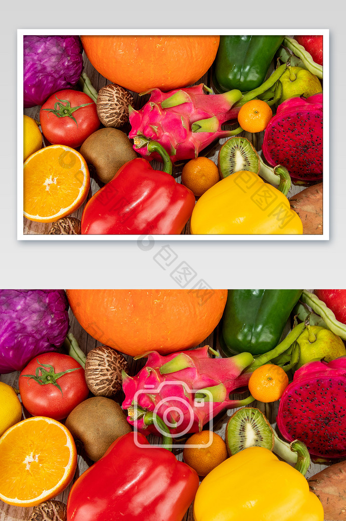 新鲜果蔬食物摄影图