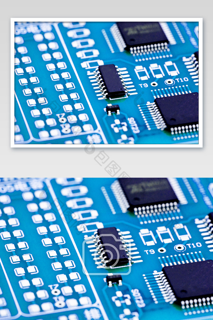 电路图蓝色科技电子产品图片图片