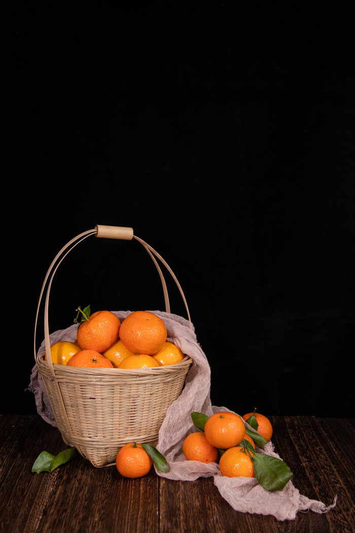 新鲜水果橘子美食图片