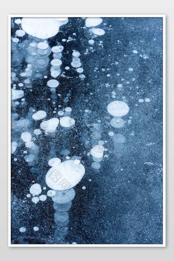 冷冻气泡冰摄影图图片图片
