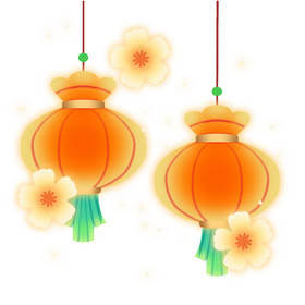 元宵节宫灯赏花灯图片