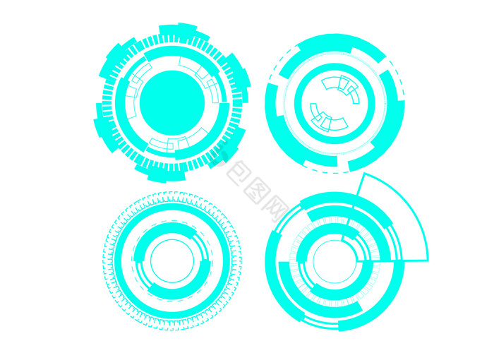 高科技圆形科技框图片