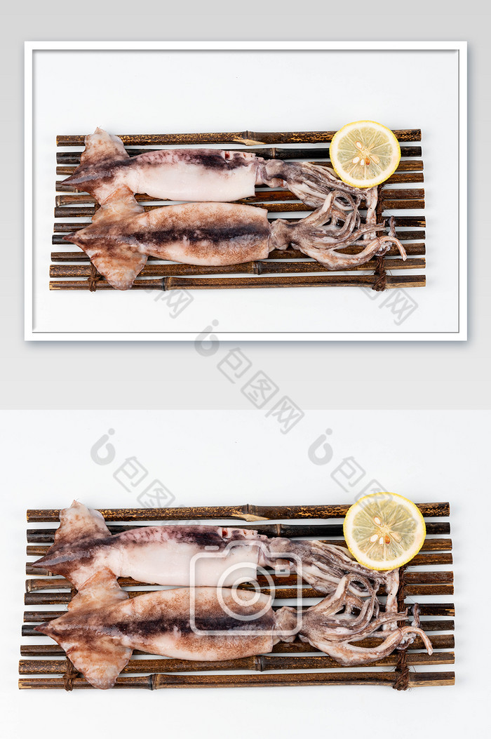 餐饮食材鱿鱼摄影图图片图片