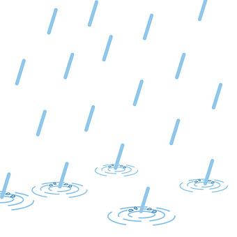 雨点雨滴下雨雨天动图gif
