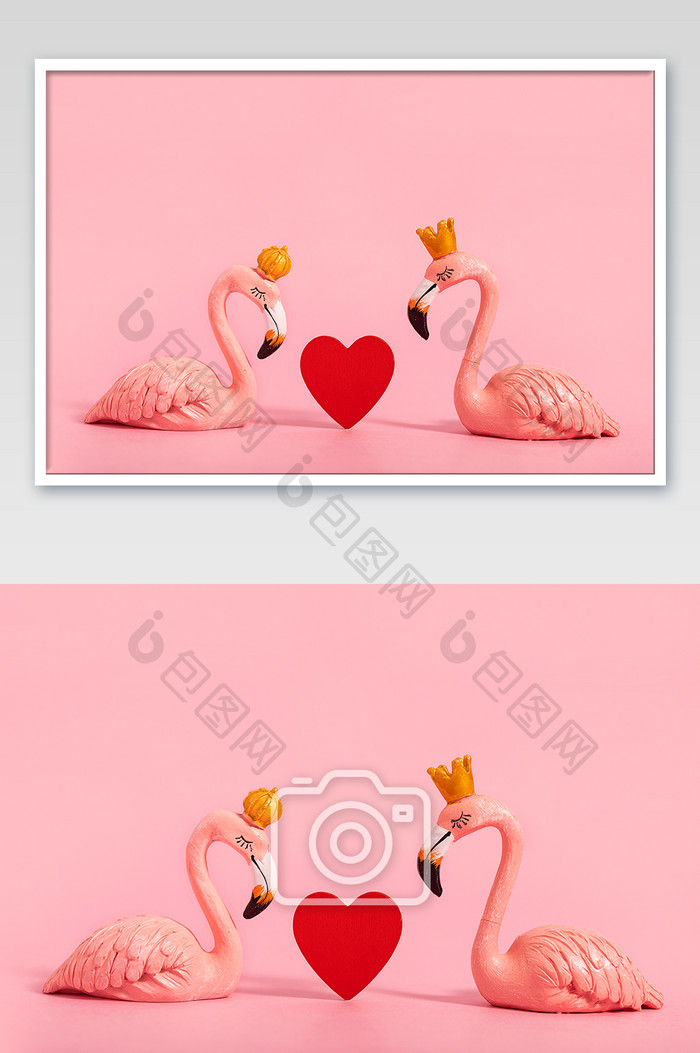 情人节爱情创意粉色海报
