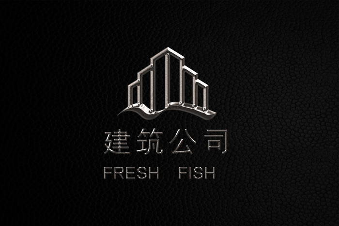 3d效果金属雕刻logo模板-包图网
