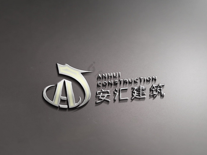 精致金属3D雕刻logo图片