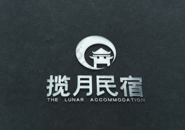 雕刻3d效果logo模板-包图网