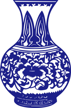 青花瓷瓶子图片