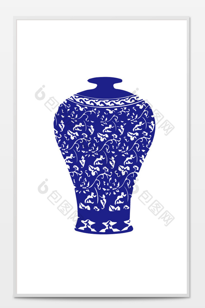 青花瓷花瓶装饰图片图片