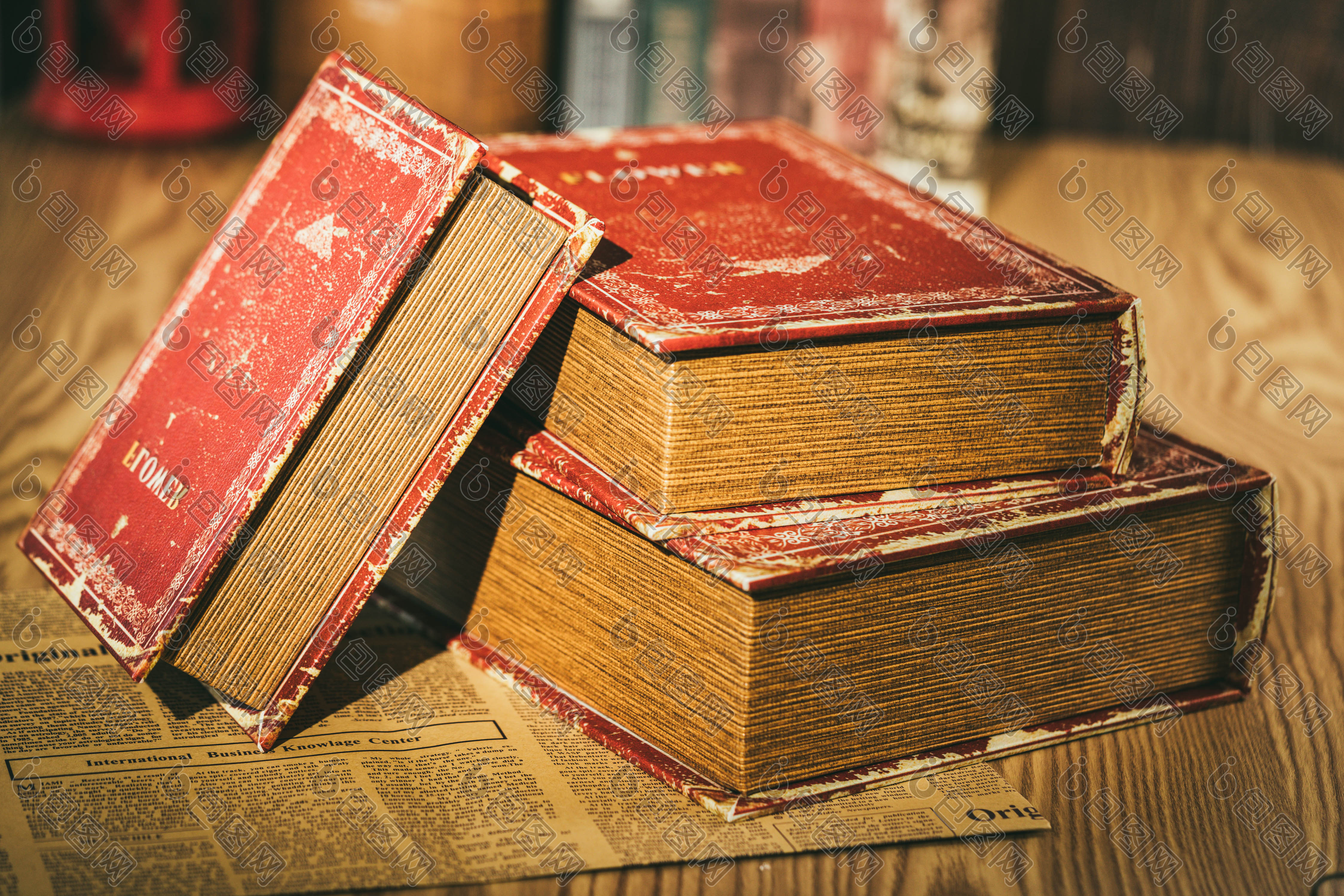 老书本复古书本摄影图