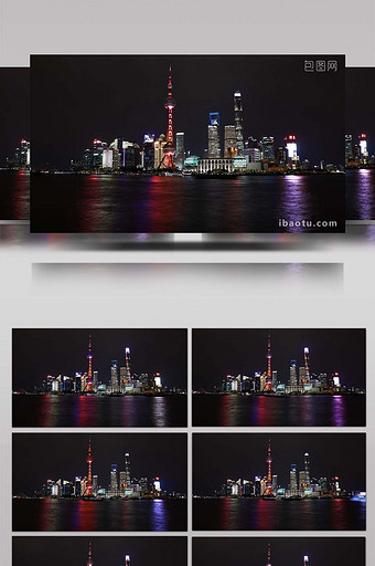 上海黄浦江冬季外滩夜景上海图片