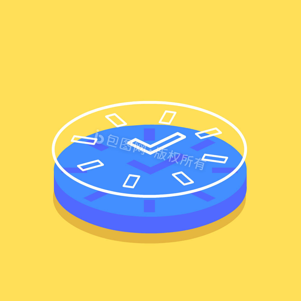 mg动画旋转的时钟动图gif