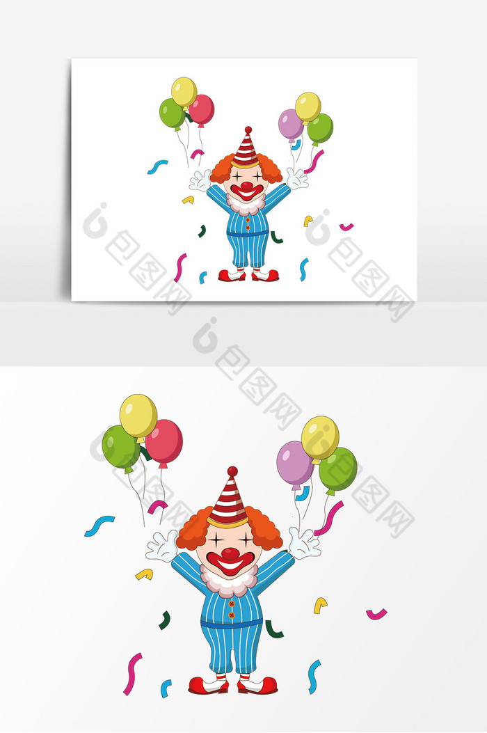 愚人节气球小丑图片图片