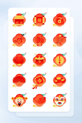 新年icon图标高清图片-包图企业站